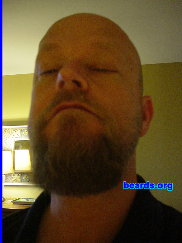 Mike Penley
Bearded since: 1992.  I am a dedicated, permanent beard grower.

Comments:
I grew my beard because I love the way it looks on me.

How do I feel about my beard?  Better at this length.
Keywords: goatee_mustache