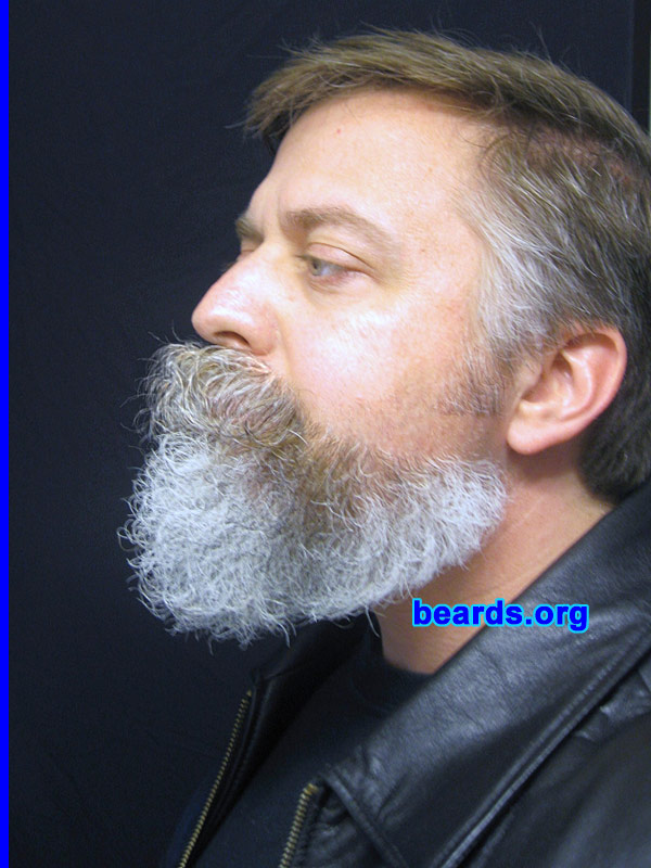 Mark
Bearded since: 1985.  I am a dedicated, permanent beard grower.

Comments:
I grew my beard because I like the way I look with a beard.

How do I feel about my beard? I used to have a trimmed beard, but the past few months I've been letting it grow. The longer and fuller it gets, the more I like it.
Keywords: goatee_mustache extended_goatee