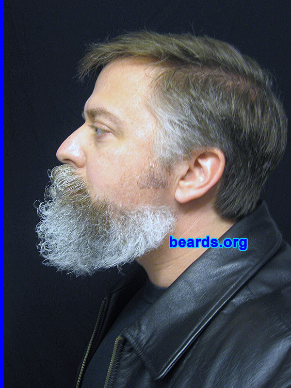 Mark
Bearded since: 1985.  I am a dedicated, permanent beard grower.

Comments:
I grew my beard because I like the way I look with a beard.

How do I feel about my beard? I used to have a trimmed beard, but the past few months I've been letting it grow. The longer and fuller it gets, the more I like it.
Keywords: goatee_mustache extended_goatee