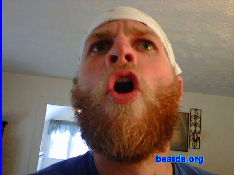 Mike
Bearded since: 2010.  I am an experimental beard grower.

Comments:
I grew my beard because I lost my scarf.

How do I feel about my beard? Gnarly.
Keywords: full_beard