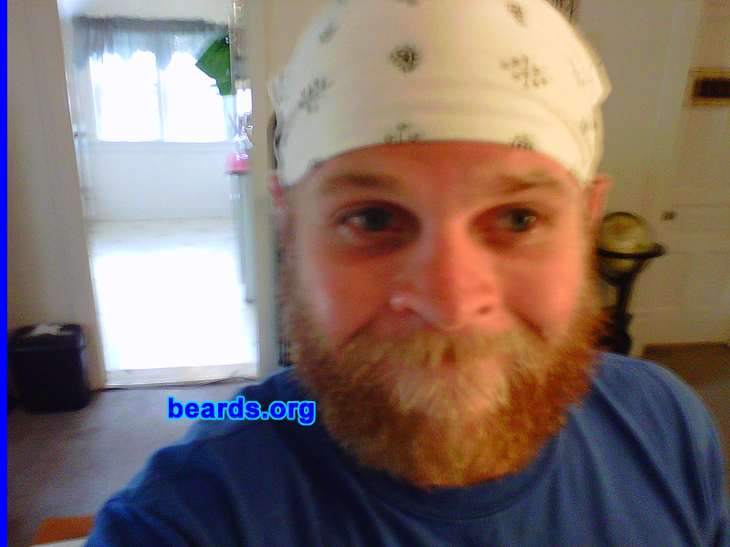 Mike
Bearded since: 2010.  I am an experimental beard grower.

Comments:
I grew my beard because I lost my scarf.

How do I feel about my beard? Gnarly.
Keywords: full_beard