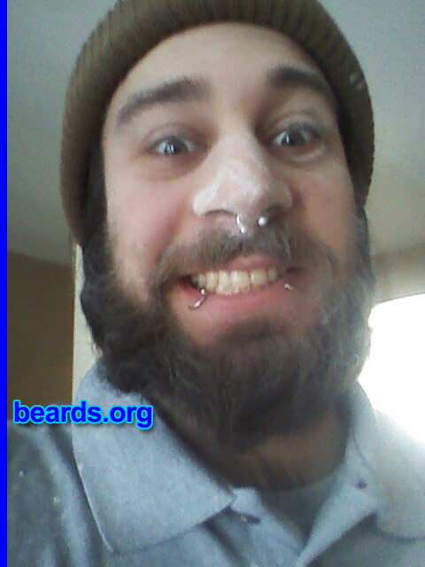 Matthew K.
Bearded since: 2006. I am a dedicated, permanent beard grower.

Comments:
Why did I grow my beard? You know, they have a name for people without beards...women.

How do I feel about my beard?: Lumberjack-tastic!
Keywords: full_beard