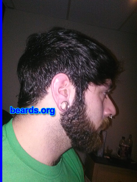 Matthew K.
Bearded since: 2006. I am a dedicated, permanent beard grower.

Comments:
Why did I grow my beard? You know, they have a name for people without beards...women.

How do I feel about my beard?: Lumberjack-tastic!
Keywords: full_beard