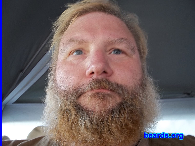 Randy W.
Bearded since: 1998. I am a dedicated, permanent beard grower.

Comments:
I grew my beard because I like the look of it. I also like the fact that it makes me feel good, and, in Michigan winters, it comes in handy to keep my neck warm!!!

How do I feel about my beard? I'm hoping to grow it really long, to see what it looks like. I've noticed that, as it grows, it's getting VERY wavy. This should prove interesting as it grows!
Keywords: full_beard