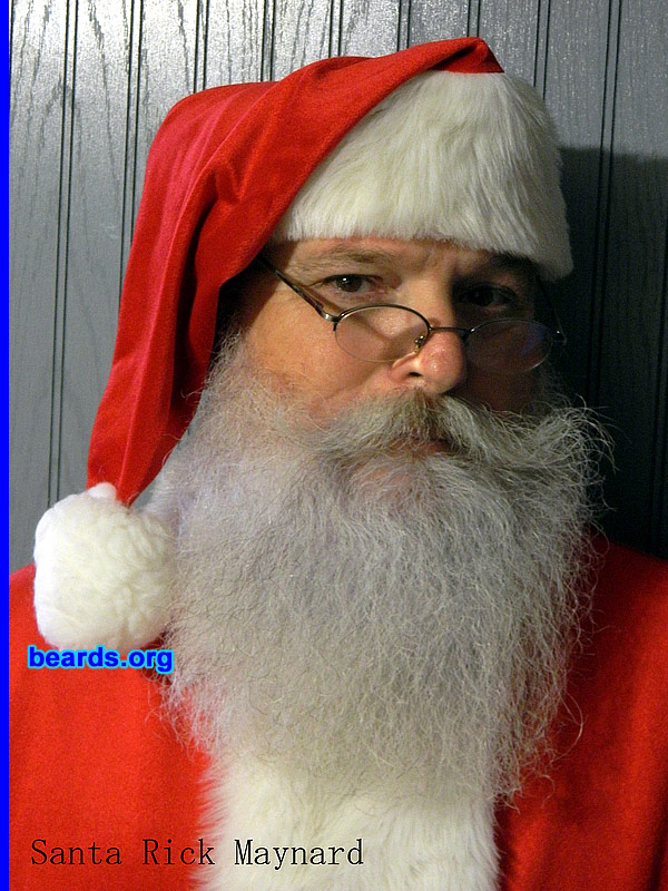 Rickey M.
Bearded since: 1982. I am a dedicated, permanent beard grower.

Comments:
I grew my beard because I could not shave every day.

How do I feel about my beard?  Great (Santa).
Keywords: full_beard