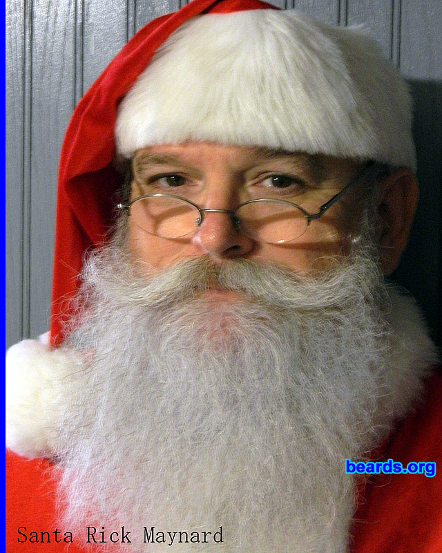 Rickey M.
Bearded since: 1982. I am a dedicated, permanent beard grower.

Comments:
I grew my beard because I could not shave every day.

How do I feel about my beard?  Great (Santa).
Keywords: full_beard