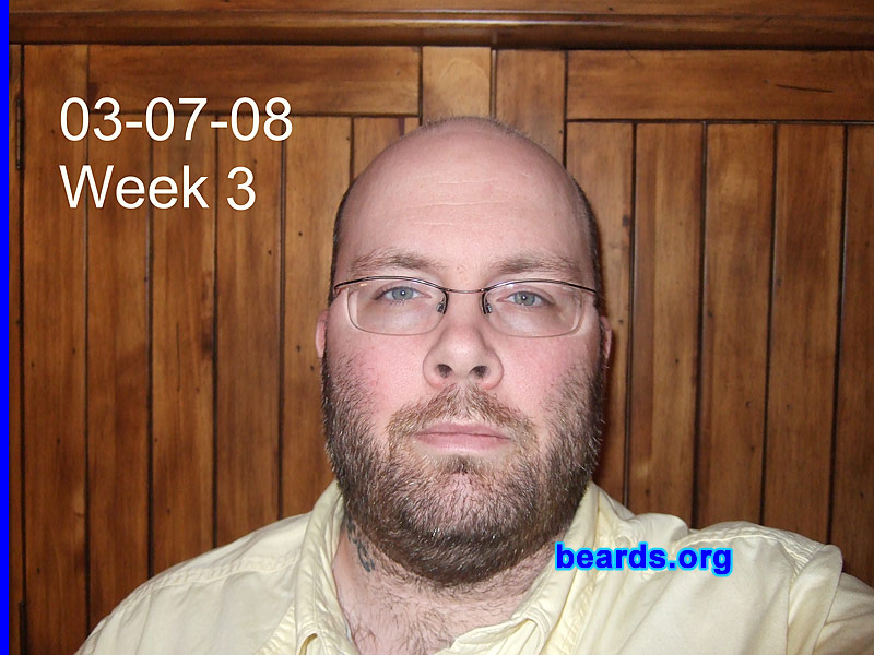 Scott B.
Bearded since: 1989.  I am a dedicated, permanent beard grower.

Comments:
Why did I grow my beard?  It simply started as going a couple of days without shaving.  When I began to see the potential for an actual beard, I decided to give it a shot and have had one ever since.
 
How do you feel about your beard?  Personally, I love it, even though I seem to be one of the few individuals in my life who does.  Others are either indifferent over the beard or they just don't like it; very few express enthusiasm.  Currently, I have it planned to where I'll leave it alone for the next eighteen months, just to see how full I can get it.  I tried it before and was able to go for fourteen months, but that involved a full trim at one point, so the beard I had could have been much longer and fuller.  This time, I'm bent on hitting the full eighteen months without cutting it, even though it might need some very minor 'pruning' from time to time.  I'll be taking pictures periodically, in order to keep track of the progress, and will post them here.  Wish me luck...
Keywords: full_beard