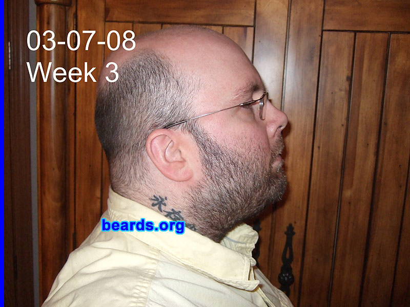 Scott B.
Bearded since: 1989.  I am a dedicated, permanent beard grower.

Comments:
Why did I grow my beard?  It simply started as going a couple of days without shaving.  When I began to see the potential for an actual beard, I decided to give it a shot and have had one ever since.
 
How do you feel about your beard?  Personally, I love it, even though I seem to be one of the few individuals in my life who does.  Others are either indifferent over the beard or they just don't like it; very few express enthusiasm.  Currently, I have it planned to where I'll leave it alone for the next eighteen months, just to see how full I can get it.  I tried it before and was able to go for fourteen months, but that involved a full trim at one point, so the beard I had could have been much longer and fuller.  This time, I'm bent on hitting the full eighteen months without cutting it, even though it might need some very minor 'pruning' from time to time.  I'll be taking pictures periodically, in order to keep track of the progress, and will post them here.  Wish me luck...
Keywords: full_beard