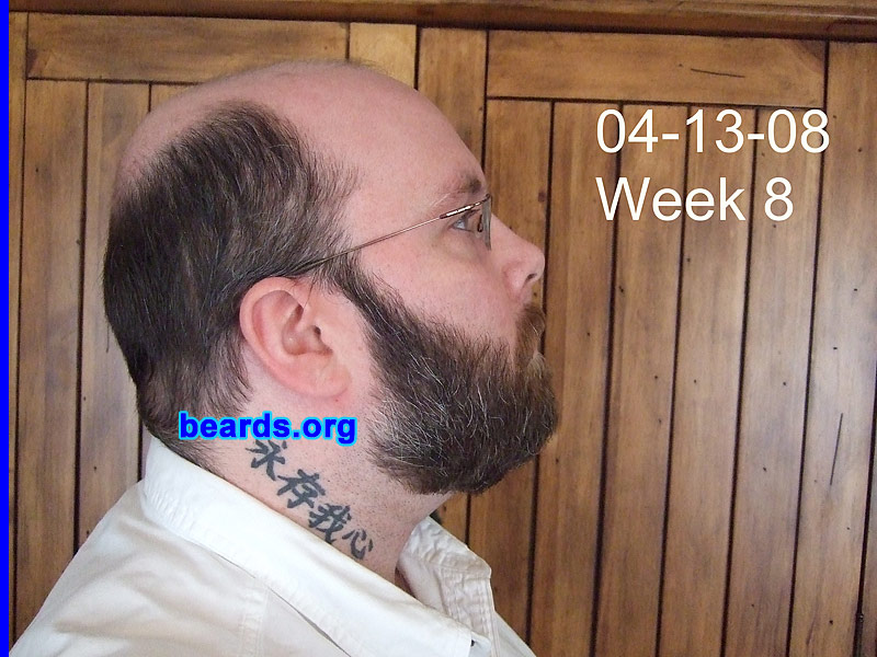 Scott B.
Bearded since: 1989.  I am a dedicated, permanent beard grower.

Comments:
Why did I grow my beard?  It simply started as going a couple of days without shaving.  When I began to see the potential for an actual beard, I decided to give it a shot and have had one ever since.
 
How do you feel about your beard?  Personally, I love it, even though I seem to be one of the few individuals in my life who does.  Others are either indifferent over the beard or they just don't like it; very few express enthusiasm.  Currently, I have it planned to where I'll leave it alone for the next eighteen months, just to see how full I can get it.  I tried it before and was able to go for fourteen months, but that involved a full trim at one point, so the beard I had could have been much longer and fuller.  This time, I'm bent on hitting the full eighteen months without cutting it, even though it might need some very minor 'pruning' from time to time.  I'll be taking pictures periodically, in order to keep track of the progress, and will post them here.  Wish me luck...
Keywords: full_beard