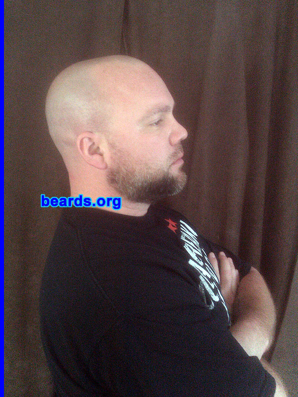 Web
Bearded since: 2008. I am a dedicated, permanent beard grower.

Comments:
I grew my beard because there are only two types of people that have a smooth hairless face: women and little boys. And I'm neither.

How do I feel about my beard? Great.  Now I'm going for length, I wanted a little more grey( I think it is more distinguishing) because it gives me a third color in my beard which most don't seem to have (red, black, grey). I'm shooting for a mid-length slim on the sides, long off the chin and bottom of the cheeks.
Keywords: full_beard