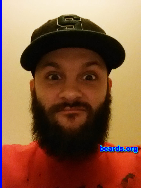Xavier C.
Bearded since: 2012. I am a dedicated, permanent beard grower.

Comments:
Why did I grow my beard? Commitment.

How do I feel about my beard? Could be better, but I am blessed.
Keywords: full_beard