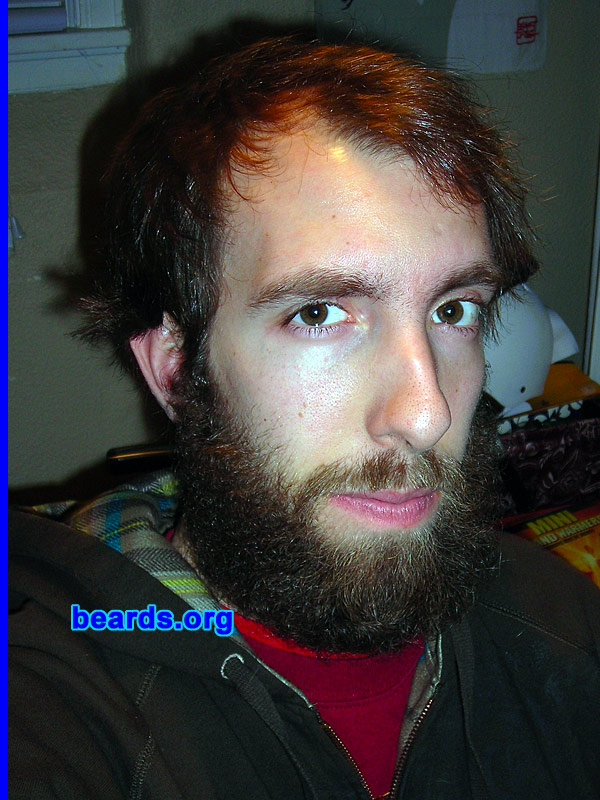 Andrew P.
Bearded since: August 2008.  I am an occasional or seasonal beard grower.

Comments:
I grew my beard because I look good with my beard. It also hides my lack of a chin. I also grew my beard for warmth from the cold.

How do I feel about my beard?  It's nice to have around, always a conversation starter. Nothing beats having a beard in the sub-zero weather of frigid Minnesota.
Keywords: full_beard