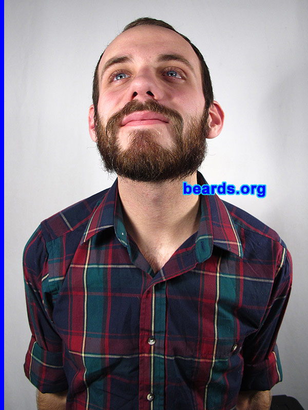 Joshua C.
Bearded since: 2007.  I am an occasional or seasonal beard grower.

Comments:
I first grew my beard before I was leaving to go live in Ireland for four months, not only to keep my face warm but also to try it out.

How do I feel about my beard? I feel really good about my beard, especially when it starts to get really bushy. I'm glad I have the option of having a beard. I love it.
Keywords: full_beard