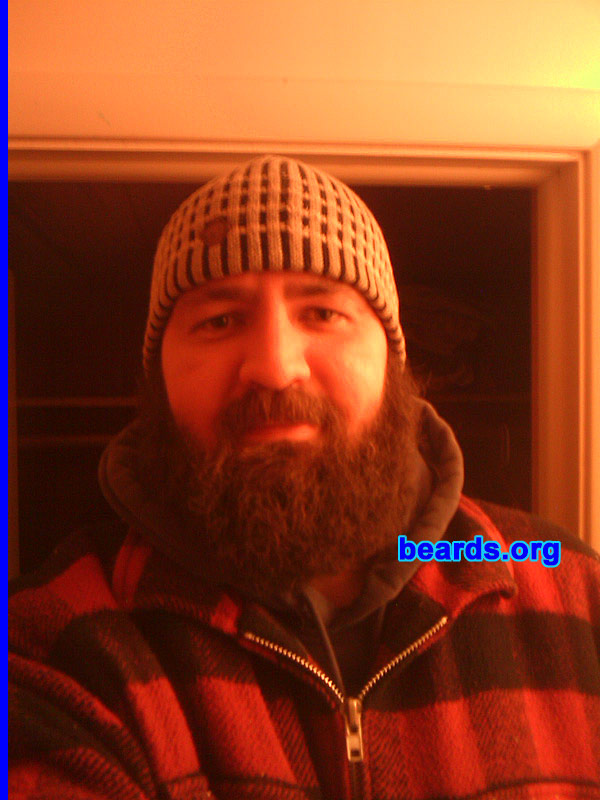Jeremy W.
Bearded since: 1996. I am an occasional or seasonal beard grower.

Comments:
I grew my beard for warmth and because the little lady loves it!

How do I feel about my beard?  Love it and don't want to trim it down!
Keywords: full_beard