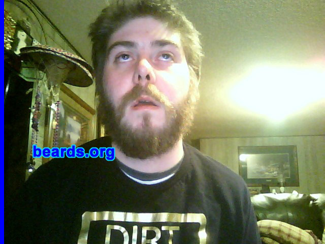 Matthew
Bearded since: 2009.  I am an occasional or seasonal beard grower.

Comments:
I was told by a very good friend that long beards would drive the older women crazy. My curiosity was piqued by this suggestion. The beard itself took a short time to grow, but it came in very patchy at first. As weeks passed on I found myself with a beard that Willie Nelson would admire.

How do I feel about my beard? Generally I am very pleased with it. However, I do catch negative comments from others in passing. Not only friends and family, but even randoms and co-workers choose to display their disgust. I don't let this affect my passion for beard growth.
Keywords: full_beard