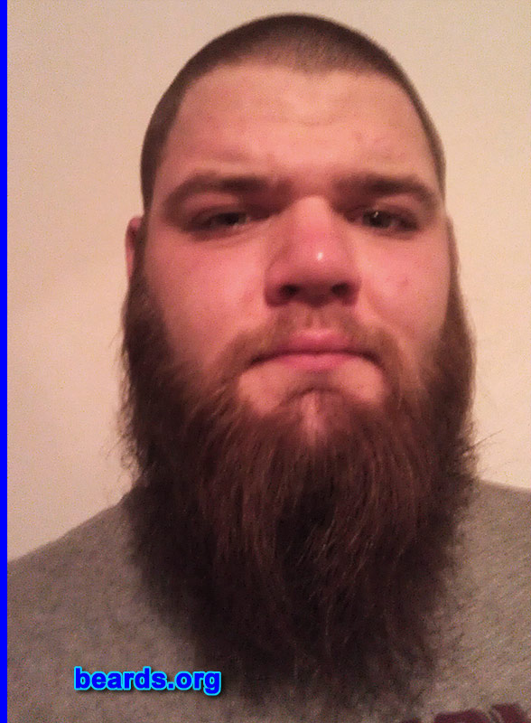 Zach A.
Bearded since: August 2012. I am an experimental beard grower.

Comments:
I grew my beard because not many other twenty year-old guys can grow one and I'm proud that I can.

How do I feel about my beard? I love it.
Keywords: full_beard