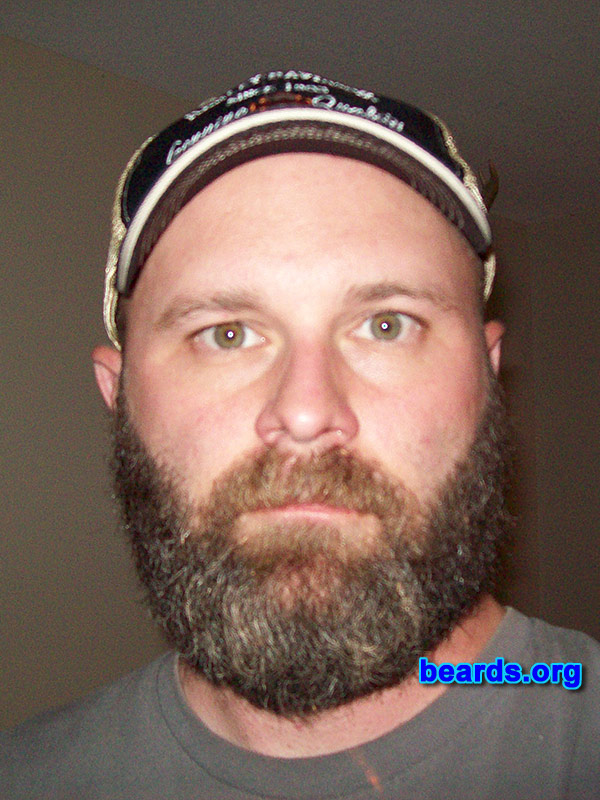 Aaron
Bearded since: 2013. I am an occasional or seasonal beard grower.

Comments:
Why did I grow my beard? I was just curious how big it would get if I let it go.

How do I feel about my beard? I feel it is a good full beard and I like the way I look with it.
Keywords: full_beard