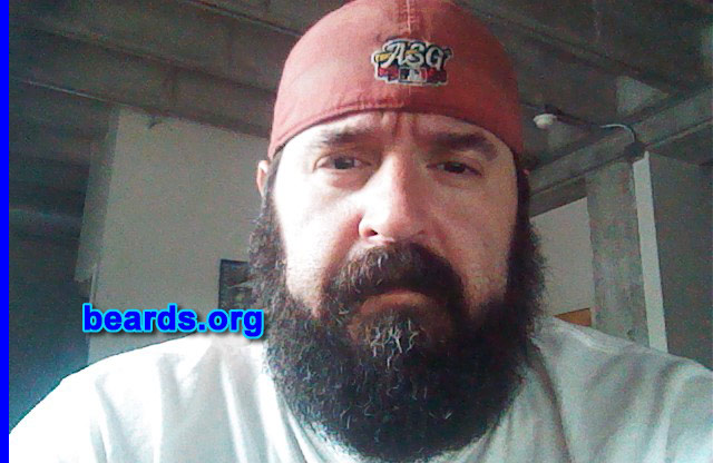 Derek B.
Bearded since: 2000. I am a dedicated, permanent beard grower.

Comments:
Why did I grow my beard? It grew itself. I just didn't have the heart to tell it no.

How do I feel about my beard? Connected.
Keywords: full_beard