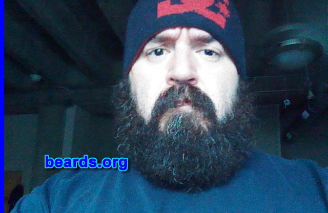 Derek B.
Bearded since: 2000. I am a dedicated, permanent beard grower.

Comments:
Why did I grow my beard? It grew itself. I just didn't have the heart to tell it no.

How do I feel about my beard? Connected.
Keywords: full_beard