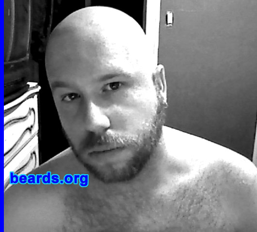 Josh J.
Bearded since: 2007.  I am a dedicated, permanent beard grower.

Comments:
I had always wanted to grow a beard.  But every time I tried, it itched so badly, I had to shave it. Well, after about five or six times of trying to grow one, the itch finally went away. I love the look of a well-kept beard. It's masculine. Some of my friends don't care for the beard, but generally, I have found that the reception has been mostly positive.

How do I feel about my beard?  I love it. I love the look. I love the feel. It embodies masculinity and makes me feel a lot more self-confident than without any facial hair.
Keywords: full_beard