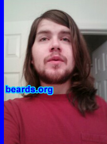 Justin
Bearded since: 2008.  I am an occasional or seasonal beard grower.

Comments:
I grew my beard out of laziness at first. Then I realized the perks of looking older prior to being twenty-one and, finally, they just started to grow on me.

How do I feel about my beard?  It's currently pretty weak, but I think I'm going to go for my longest haul this time.
Keywords: full_beard