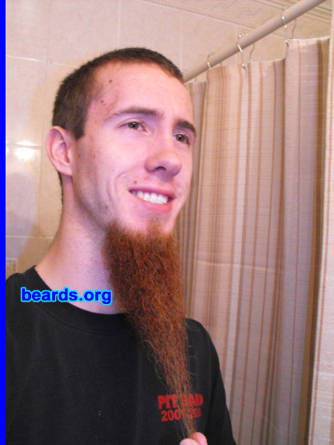 John O.
Bearded since: 2007.  I am a dedicated, permanent beard grower.

Comments:
I have always been entranced by beards and most men my age cannot or do not have the patience to grow an acceptable beard. So I feel it sets me apart.

How do I feel about my beard? I love it. I could not care less about what others think concerning my beard, but most responses are positive. Once I reached the one-foot mark, I knew I would never be beardless.
Keywords: goatee_only