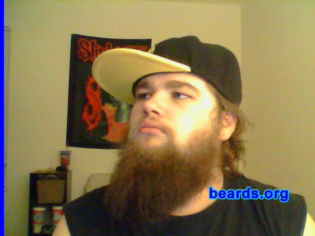 Justin D.
Bearded since: 2010. I am a dedicated, permanent beard grower.

Comments:
I grew my beard because my face was plain, lonely, and cold. It needed something that says, "HEY! This is my face!"

How do I feel about my beard? I am very happy with my beard.  It stands out from most people around me with beards. I went with the full beard and have never looked back or thought about changing it.
Keywords: full_beard