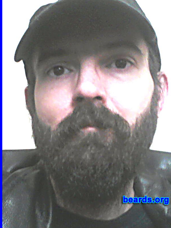 Jason S.
Bearded since: September 2012. I am a dedicated, permanent beard grower.

Comments:
Why did I grow my beard? I wanted to try something different.  Being a truck driver, I think it helps the image a bit more when people look up to you. It is amazing how people can respect you more when you have a beard.

How do I feel about my beard? It was difficult in the beginning with the itching and scratching.  But then it started to choke me around the neck. I'm pretty much used to it now and people seem to like the look.
Keywords: full_beard