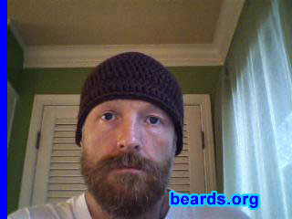 Lee
Bearded since: 2000.  I am an experimental beard grower.

Comments:
I grew my beard because I like the way beards look on other people and I like the look on myself.

How do I feel about my beard? I love the feel of having a beard and I like the color it is.

I sometimes have a love/hate relationship with my beard. As it grows longer, I want to trim it. Once I trim it, I want it to be longer!

I have tried a few times to let it grow long. I have made it to four months a couple of times.
Keywords: full_beard