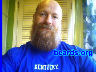 Lee
Bearded since: 2000. I am an experimental beard grower.

Comments:
I grew my beard because I like the way beards look on other people and I like the look on myself.

How do I feel about my beard? I love the feel of having a beard and I like the color it is.

I sometimes have a love/hate relationship with my beard. As it grows longer, I want to trim it. Once I trim it, I want it to be longer!

I have tried a few times to let it grow long. I have made it to four months a couple of times. 
Keywords: full_beard