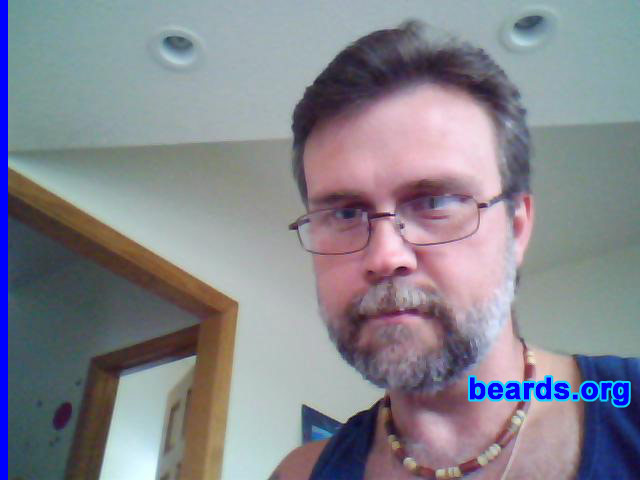 Michael
Bearded since: 1984.  I am a dedicated, permanent beard grower.

Comments:
I grew my beard because I always admired men who wore beards. My older brother had one and he never shaved it until the week before he died.

How do I feel about my beard? I love mine. It looks just like the one my brother had.  My wife tells me not shave it.  She says that it makes me look sexy.
Keywords: full_beard