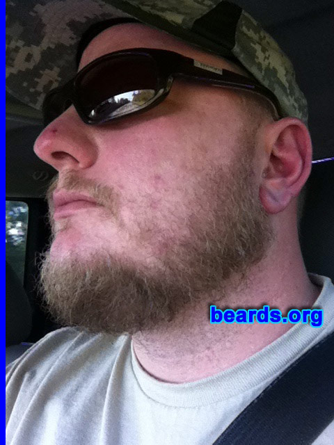 Chris B.
Bearded since: 2002, off and on. I am a dedicated, permanent beard grower.

Comments:
After the Army, I chose to always have some form of facial hair. Initially it was usually a goatee or Van Dyke. The last few years I have experimented with growing a full beard. I have some areas that need more growth. Not totally happy with it ,but it's getting better.

How do I feel about my beard? I love it. As the quote goes, "There are only two types of people who have no facial hair...they are young boys and women...and I am neither."
Keywords: full_beard