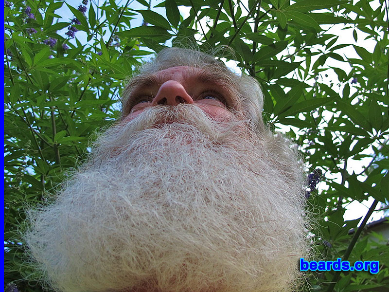 Larry M.
Bearded since: 2013. I am a dedicated, permanent beard grower.

Comments:
I grew my beard to look and feel the way God made me.

How do I feel about my beard? I am very happy with the progress it is making. There are many benefits including physical, psychological, and spiritual. It's been a wonderful journey. I will not be cutting or trimming again. It makes me who I am supposed to look like and who I was designed to be. 
Keywords: full_beard