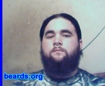 Tyree
Bearded since: 1999. I am a dedicated, permanent beard grower.

Comments:
I started with just a small goatee on my chin just because I could and kept that for most of my high school years. At the begining of my senior year, I decided to grow a full beard since it had no patches anymore and I have had it ever since. It helps hide my chin and jaw line, which I don't really like.

I love my beard. I feel manly with it. It seems like the best thing to do. Just grow a beard. 
Keywords: full_beard