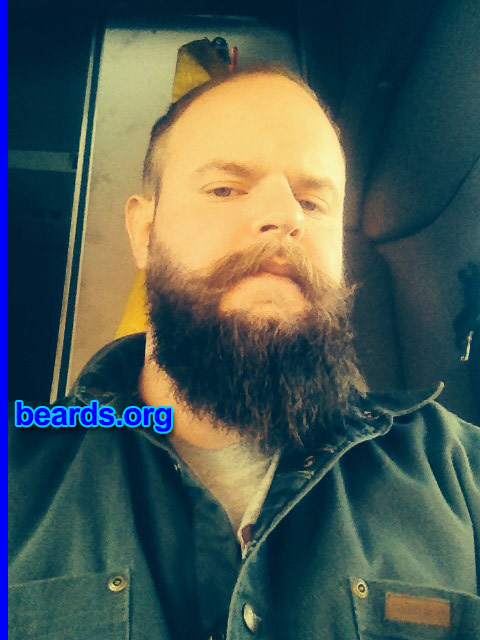 Mike E.
Bearded since: June 2013. I am a dedicated, permanent beard grower.

Comments:
Why did I grow my beard? Wife loves it!

How do I feel about my beard? Awesome. Lol.
Keywords: full_beard
