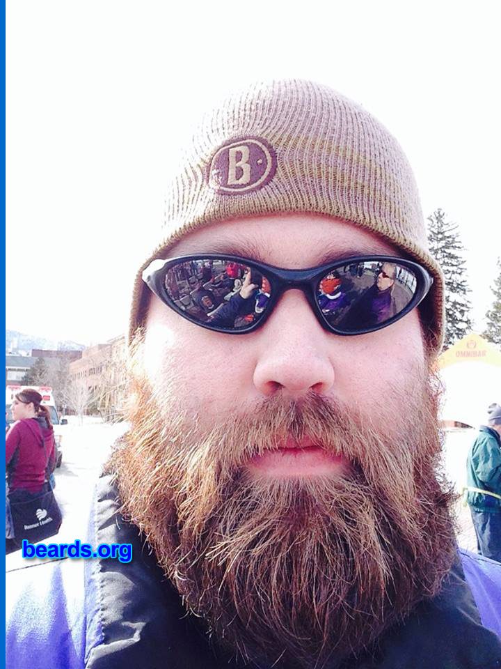 Matt
Bearded since: 2013. I am an occasional or seasonal beard grower.

Comments:
Why did I grow my beard? I've been told that every man should have a long beard at some point in his life, and I fully believe it.

How do I feel about my beard? It's a work in progress.  But it's coming along nicely.
Keywords: full_beard