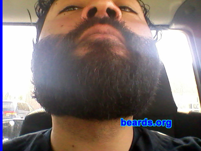 Abraham
Bearded since: February 2, 2012. I am an occasional or seasonal beard grower.

Comments:
I grew my beard just to see how it looks.  My family said that I have a nice beard and to let it grow.

How do I feel about my beard? I feel good..a lot of good compliments.
Keywords: full_beard