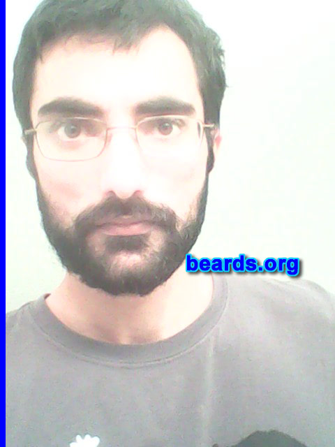 Ajit N.
Bearded since: 2013. I am an experimental beard grower.

Comments:
Why did I grow my beard? Because I wanted to. It's my first time growing it and I feel it is looking good; also, my girlfriend loves it.

How do I feel about my beard? Majestic! I feel great. I've gotten several compliments regarding it and I'm growing it still.
Keywords: full_beard