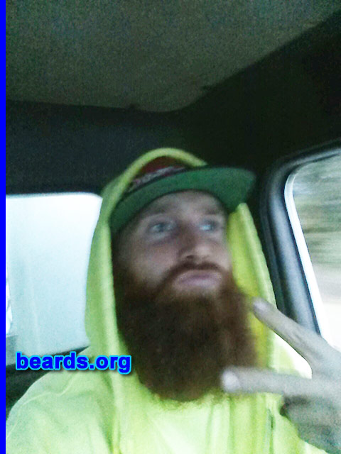 Anthony L.
Bearded since: 2011. I am a dedicated, permanent beard grower.

Comments:
Why did I grow my beard? Because not many people can grow an exceptional beard.  So I wanted to stand out amoung the rest.

How do I feel about my beard? I feel awsome about it.
Keywords: full_beard