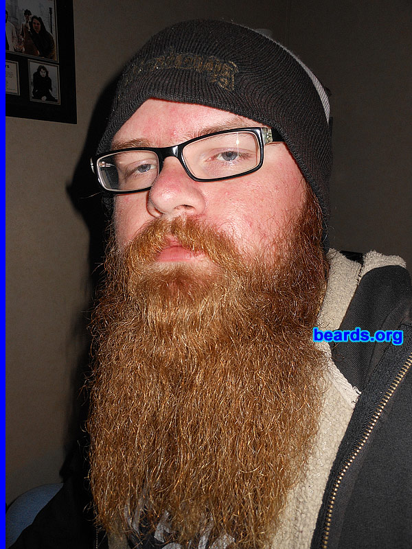 Billy
Bearded since: 2011. I am a dedicated, permanent beard grower.

Comments:
Why did I grow my beard? Main reason is because I hate shaving! Every time I shaved, my skin always broke out and I always got really bad razor burn. So around September 2011, I decided to throw the razors away, and grow a beard. I've been growing it ever since. 
Keywords: full_beard
