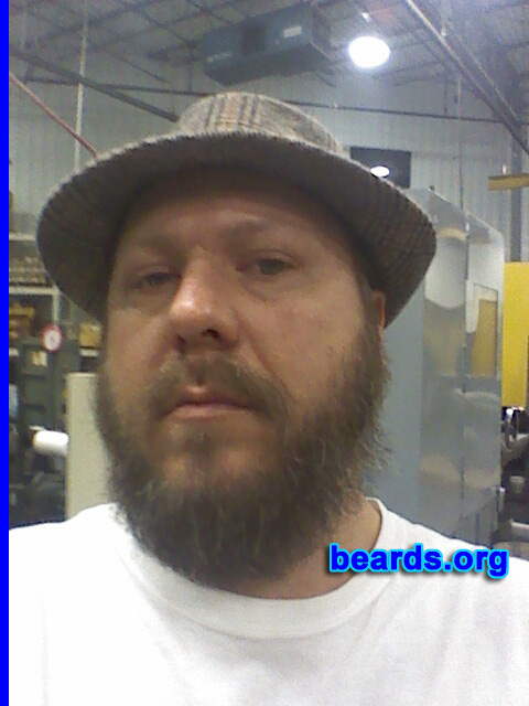Craig H.
Bearded since: September 11, 2011. I am an experimental beard grower.

Comments:
Why did I grow my beard? I have always admired a beard and felt that it was a sign of manhood and someone with wisdom. I tried my first time when I was thirty-nine and i grew it for six months and then shaved.  If I could grow one that looks good, I would never shave. I despise the ones who can grow a seasonal beard in four to six weeks and look great and full.  Makes me feel like crap. LOL.

How do I feel about my beard? Now I turned forty and I started growing it in September 1st.  These photos are at a little over four months.  I have great genes on my mother's side.  But on my father's side, i have very little and those are the genes I got unfortunately. My beard is very thin and its has points where it stops growing for a while and then picks back up. In the morning I take men's one-a-day vitamin and a biotin 5000 supplement.  In the evening I take three hair, skin, and nail vitamins and I try to eat plenty of greens.  I also massage olive oil cream in my beard before I sleep, which has a lot of different supplements in it for hair. I'm going for a year's growth this time and maybe forever if it starts to look good.
Keywords: full_beard