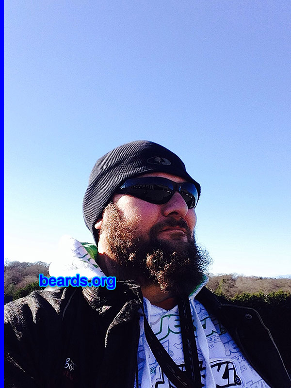 Derek P.
Bearded since: 2013. I am a dedicated, permanent beard grower.

Comments:
Why did I grow my beard? Love my beard and I was just tired of shaving.

How do I feel about my beard? I love it. Won't shave again.
Keywords: full_beard