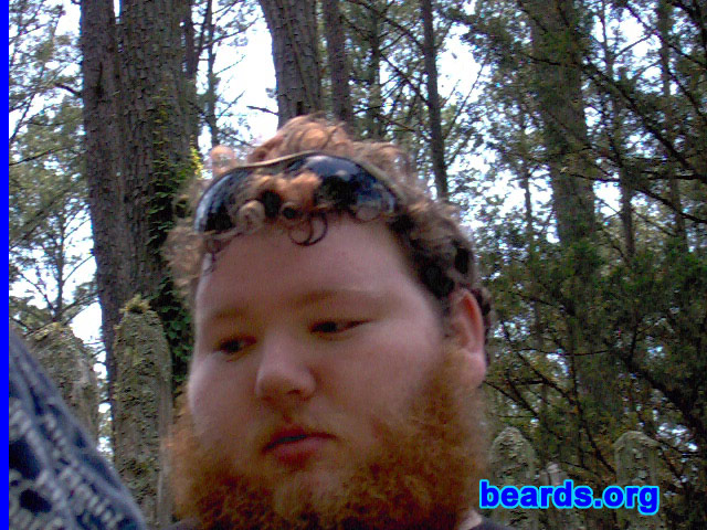 Jay B.
Bearded since: September 2008.  I am an occasional or seasonal beard grower.

Comments:
I grew my beard just because I could and I like it.

How do I feel about my beard?  I like my beard.  I think it's cool that I can grow one so thick and long and I'm only twenty.
Keywords: full_beard