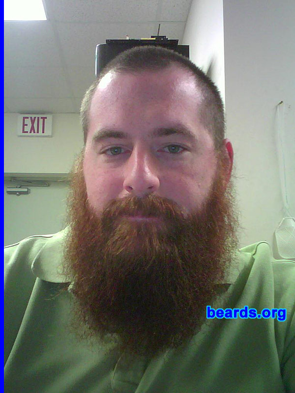Jeremiah H.
Bearded since: 2009.  I am an occasional or seasonal beard grower.

Comments:
I grew my beard because I was sick of shaving and have always had facial hair, just not really a beard.

How do I feel about my beard? Love it and it makes me wonder why I waited so long to grow one!
Keywords: full_beard
