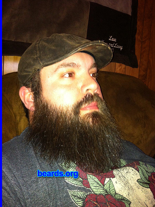 Josh W.
Bearded since: 2013. I am a dedicated, permanent beard grower.

Comments:
Why did I grow my beard? In honor of my grandfather who had a beard.

How do I feel about my beard? Pretty bad@ss!
Keywords: full_beard