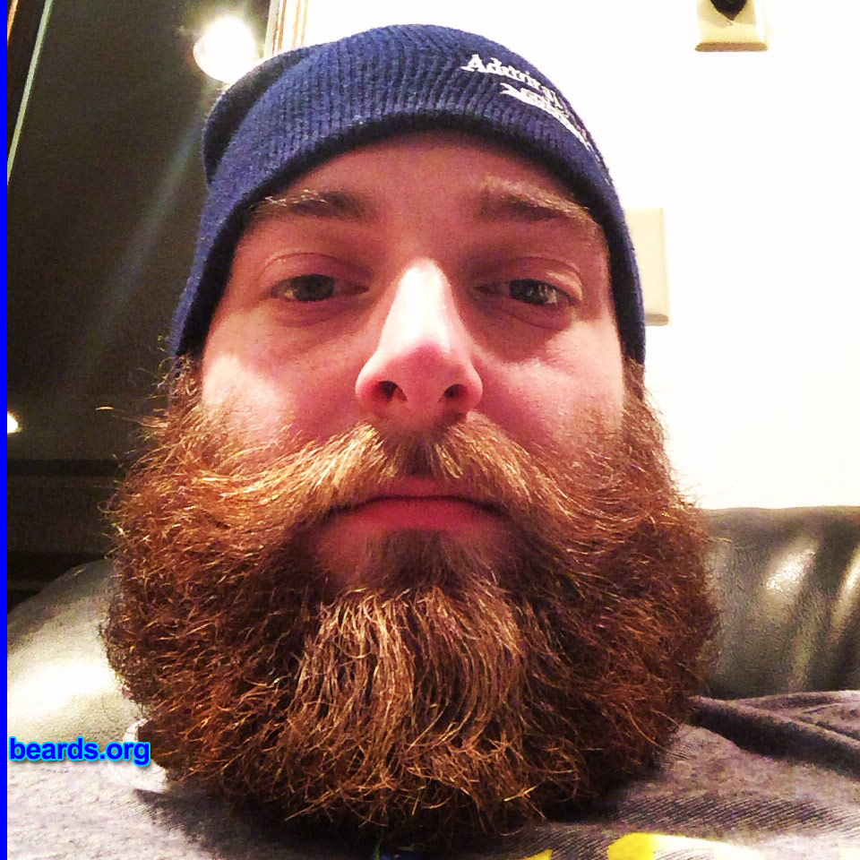 Dustin
Bearded since: September 2013. I am an occasional or seasonal beard grower.

Comments:
Why did I grow my beard? To help keep warm in North Dakota! It's been as cold as -50Â° F so far this winter.

How do I feel about my beard? Love it.
Keywords: full_beard