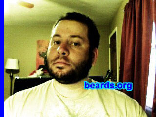 Daniel
Bearded since: 2000.  I am an experimental beard grower.

Comments:
My uncle had a great beard and, maybe that was my first inspiration! I like the yogi/monk/bearded look. Now that I'm a little older, in the last two years I can now grow a full beard  I used to just grow sideburns and goatees! Beards represent masculinity, nonconformity, creativity, wisdom, and they are just so cool looking!

How do I feel about my beard? I really enjoy my beard.  I like to experiment and shave it in different ways for fun.  It's like I can change my persona by changing my beard.  It's refreshing!
Keywords: full_beard