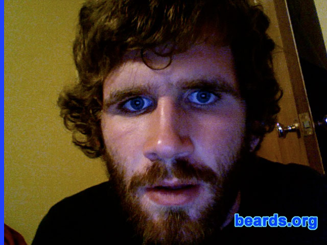Kyle
Bearded since: 2007.  I am an experimental beard grower.

Comments:
It started because I was just too lazy to shave and then I liked it more and more.  Also, indie chicks totally love beards.

How do I feel about my beard?  I love the big fella.
Keywords: full_beard