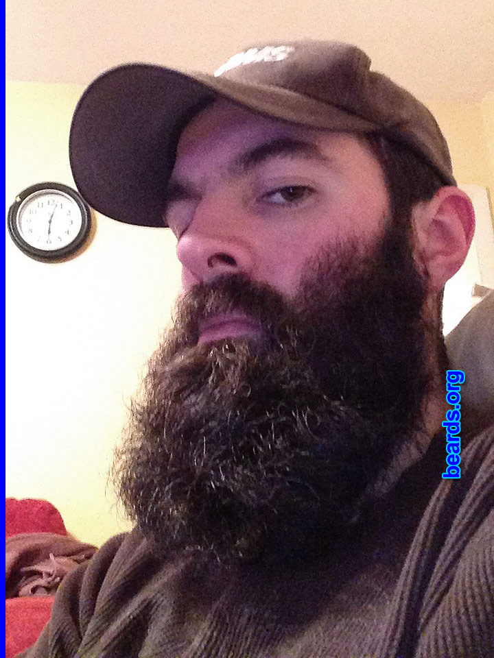 Chris
Bearded since: 2010. I am a dedicated, permanent beard grower.

Comments:
Why did I grow my beard? Always wanted to.

How do I feel about my beard? I love it. It is my best friend.
Keywords: full_beard