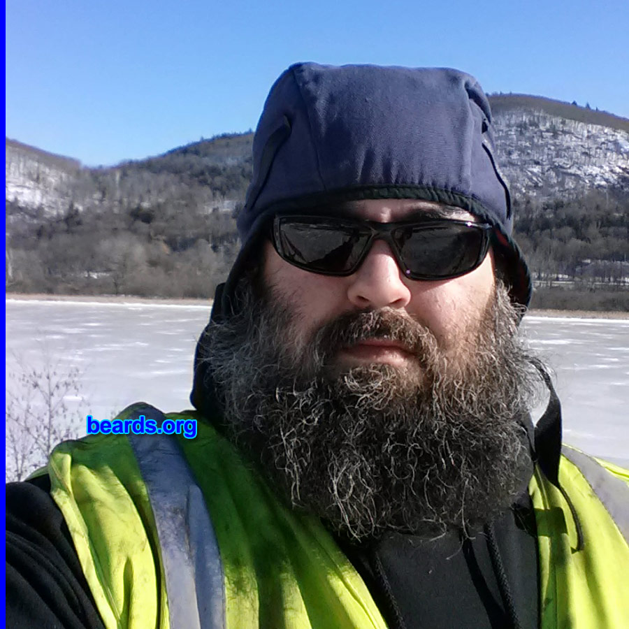 Christian S.
Bearded since: 2012. I am a dedicated, permanent beard grower.

Comments:
Why did I grow my beard? Work outside on the railroad.

How do I feel about my beard? I like it.
Keywords: full_beard